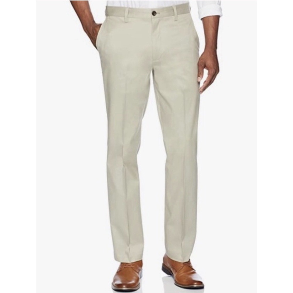 Buttoned Down‎ Men Size 32/29 Relaxed Fit Chino Pants Light Khaki Supima Cotton